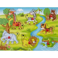 Gifi Jeux De Société Et Éducatifs<Puzzle animal en bois