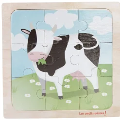 Gifi Jeux De Société Et Éducatifs<Puzzle bois 9 pcs, 6 modèles