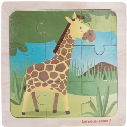 Gifi Jeux De Société Et Éducatifs<Puzzle bois 9 pcs, 6 modèles