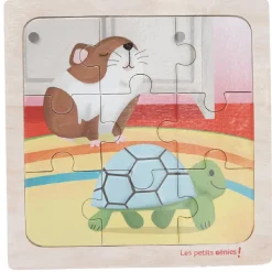 Gifi Jeux De Société Et Éducatifs<Puzzle bois 9 pcs, 6 modèles