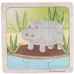 Gifi Jeux De Société Et Éducatifs<Puzzle bois 9 pcs, 6 modèles