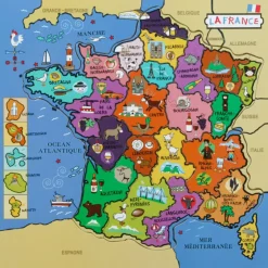 Gifi Jeux De Société Et Éducatifs<Puzzle carte de France