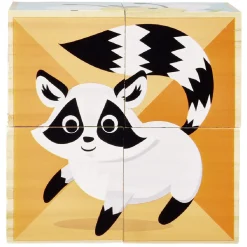 Gifi Jeux De Société Et Éducatifs<Puzzle cube d'éveil animaux en bois certifié FSC®