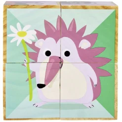 Gifi Jeux De Société Et Éducatifs<Puzzle cube d'éveil animaux en bois certifié FSC®