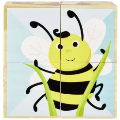Gifi Jeux De Société Et Éducatifs<Puzzle cube d'éveil animaux en bois certifié FSC®