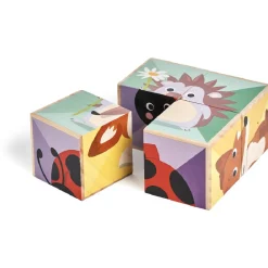 Gifi Jeux De Société Et Éducatifs<Puzzle cube d'éveil en bois animaux