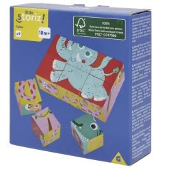 Gifi Jeux De Société Et Éducatifs<Puzzle cube x9 en bois