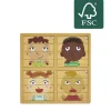 Gifi Eveil<Puzzle des émotions en bois
