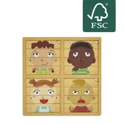 Gifi Eveil<Puzzle des émotions en bois