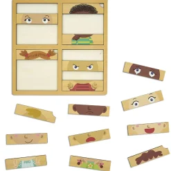 Gifi Eveil<Puzzle des émotions en bois