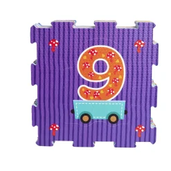 Discount Gifi Puzzle de sol chiffres 18 pièces 30,5x30,5cm