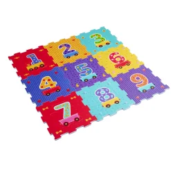 Discount Gifi Puzzle de sol chiffres 18 pièces 30,5x30,5cm