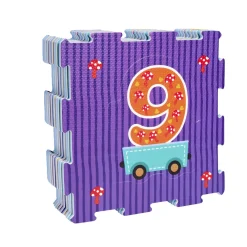 Discount Gifi Puzzle de sol chiffres 18 pièces 30,5x30,5cm