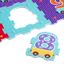 Discount Gifi Puzzle de sol chiffres 18 pièces 30,5x30,5cm