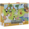 Gifi Jeux De Société Et Éducatifs<Puzzle de sol géant animaux du zoo 35 pièces