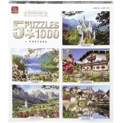 Gifi Jeux De Société Et Éducatifs<Puzzle paysage 1000 pièces x 5