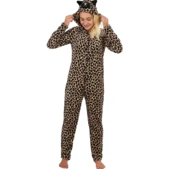 Outlet Gifi Pyjama combinaison chat léopard Taille L