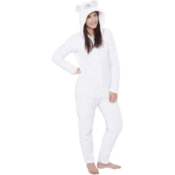 Gifi Pyjama combinaison ours gris blanc femme Taille L