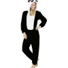 Clearance Gifi Pyjama panda noir et blanc taille XS