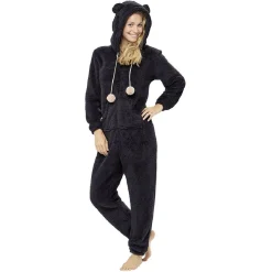 Discount Gifi Pyjama panda noir et rose taille S