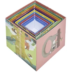 Gifi Jeux De Société Et Éducatifs<Pyramide d'éveil 10 cubes en carton à empiler H.110 cm