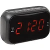 Radio réveil noir basique Homday*Gifi Online