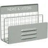 Gifi Range courrier en métal gris