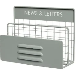 Gifi Range courrier en métal gris