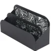 Range courrier métal motif feuillage tropical ajouré noir*Gifi Discount