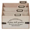 Gifi Range courrier 3 niveaux bois naturel collection Dolce Vita