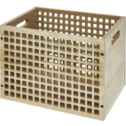 Range document en bois beige 26x33xH7cm*Gifi Outlet