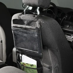 Gifi Rangement pour dos de siège de voiture avec pochette noir