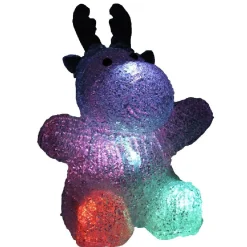 Gifi Renne lumineux multicolore h. 17 cm