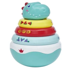 Gifi Eveil<Roly Poly 2en1 culbuto et anneaux multicolore