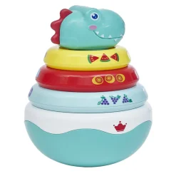 Gifi Eveil<Roly Poly 2en1 culbuto et anneaux multicolore