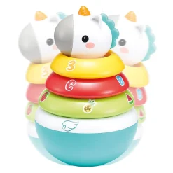 Gifi Eveil<Roly Poly 2en1 culbuto et anneaux multicolore