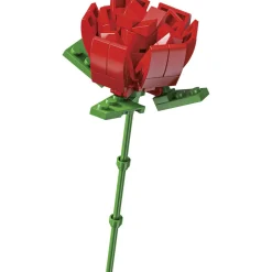New Gifi Rose fleur à construire H16cm 70 pièces - 4 modèles