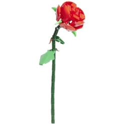 New Gifi Rose fleur à construire H16cm 70 pièces - 4 modèles