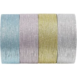 Ruban adhésif décoratif paillette multicolore x5 - 1,5x300cm*Gifi Best