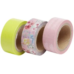 Ruban adhésif x3 motif floral*Gifi Outlet