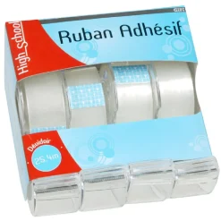 Ruban adésif + dévidoir x4*Gifi Hot