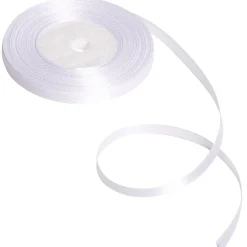 Gifi Ruban satin blanc 25 m