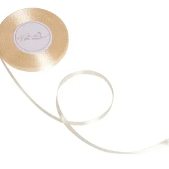 Gifi Ruban satin ivoire 25 m