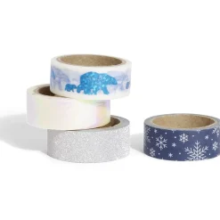 Ruban washi tape Noël motif polaire 4m x4*Gifi New