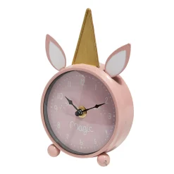 Réveil enfant en fer design Licorne rose*Gifi Best
