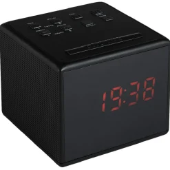Réveil forme cube led basique noir Homday*Gifi Clearance