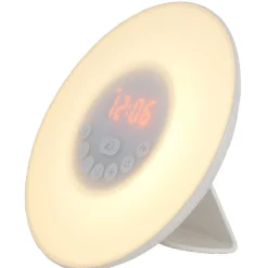 Réveil lumineux multicolore simulateur de jour*Gifi Sale