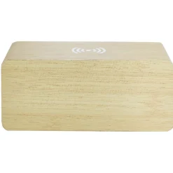 Réveil rectangulaire bois naturel*Gifi