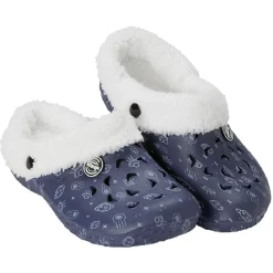 Clearance Gifi Sabot Hipps enfant hiver fourré bleu marine 34/35