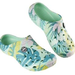 Hot Gifi Sabot Hipps enfant été vert et blanc 28/29